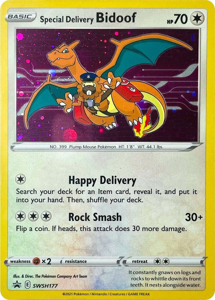 Special Delivery Bidoof, SWSH: Sword & Shield Promo Cards SWSH177