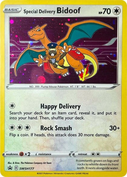 Special Delivery Bidoof, SWSH: Sword & Shield Promo Cards SWSH177