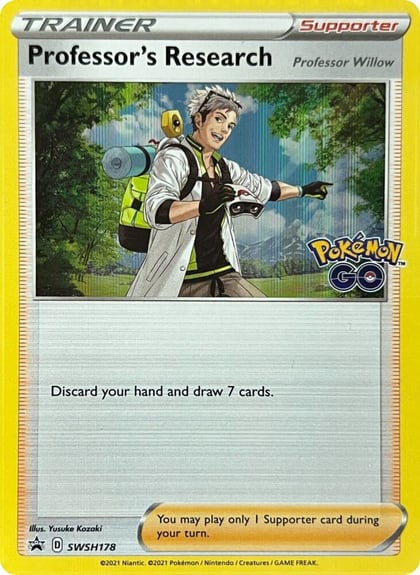 Professor's Research [Professor Willow] - SWSH178, SWSH: Sword & Shield Promo Cards SWSH178