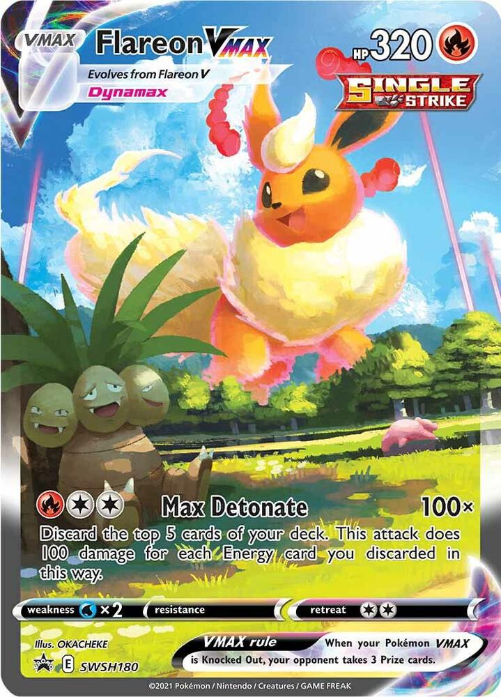 Flareon VMAX - SWSH180, SWSH: Sword & Shield Promo Cards SWSH180