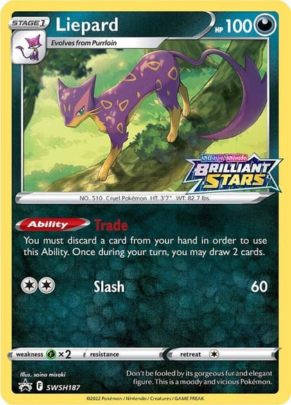 Liepard - SWSH187, SWSH: Sword & Shield Promo Cards SWSH187