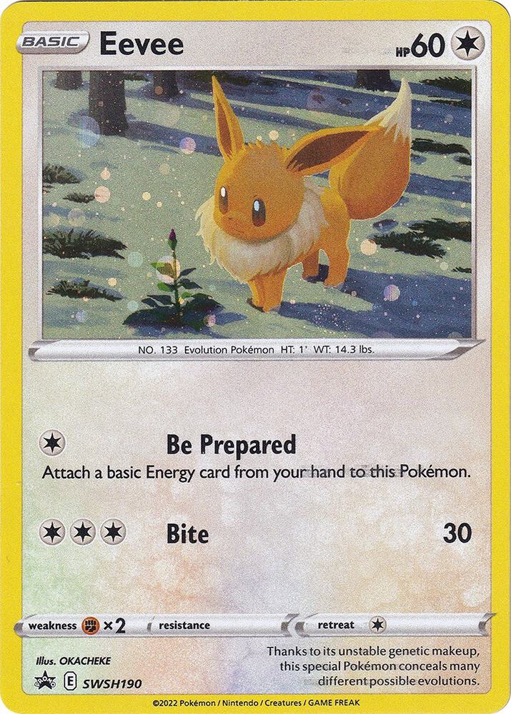 Eevee - SWSH190, SWSH: Sword & Shield Promo Cards SWSH190