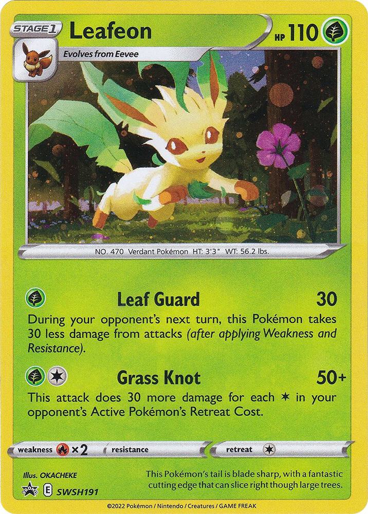 Leafeon - SWSH191, SWSH: Sword & Shield Promo Cards SWSH191