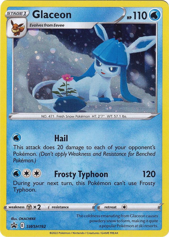 Glaceon - SWSH192, SWSH: Sword & Shield Promo Cards SWSH192
