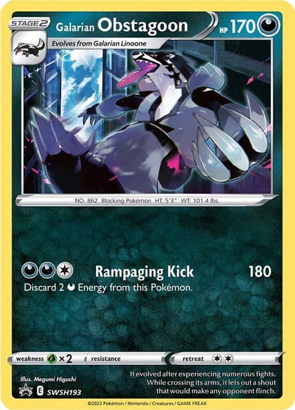 Galarian Obstagoon - SWSH193, SWSH: Sword & Shield Promo Cards SWSH193