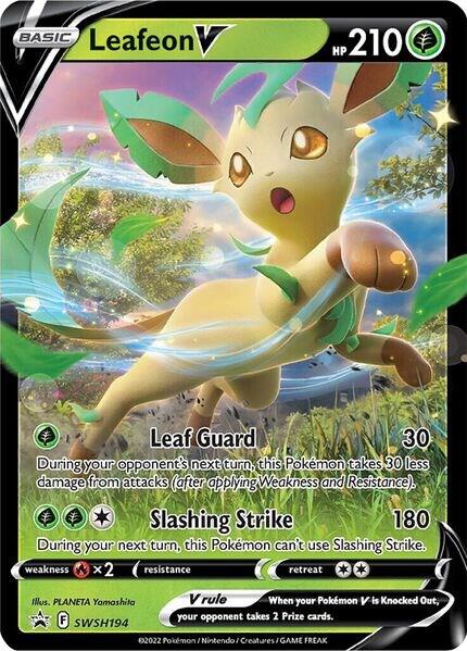 Leafeon V - SWSH194, SWSH: Sword & Shield Promo Cards SWSH194