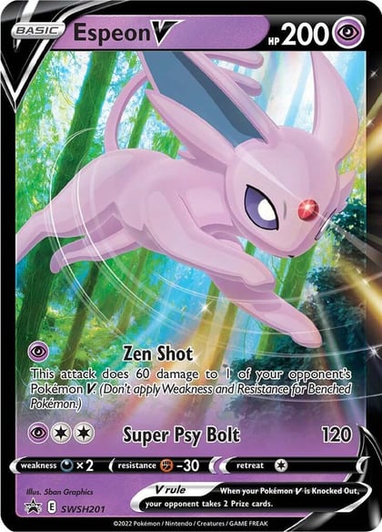 Espeon V - SWSH201, SWSH: Sword & Shield Promo Cards SWSH201