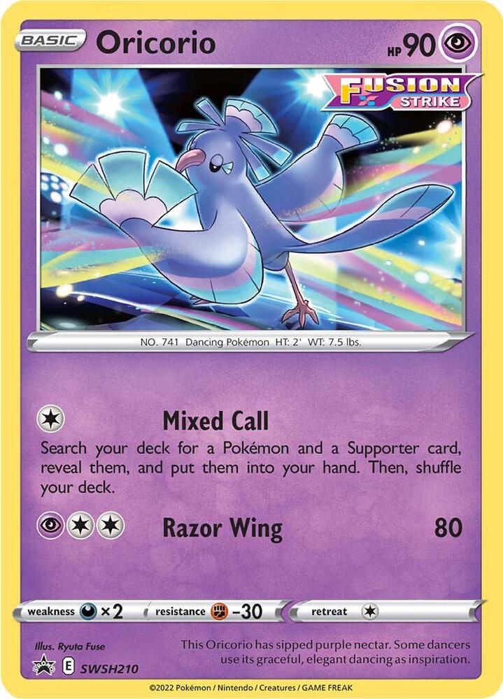 Oricorio - SWSH210, SWSH: Sword & Shield Promo Cards SWSH210