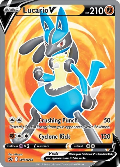 Lucario V - SWSH213, SWSH: Sword & Shield Promo Cards SWSH213