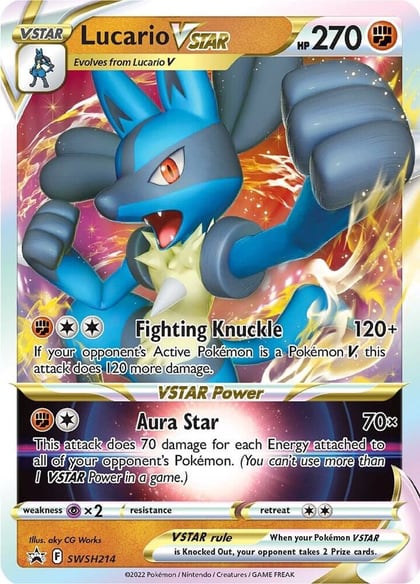 Lucario VSTAR - SWSH214, SWSH: Sword & Shield Promo Cards SWSH214