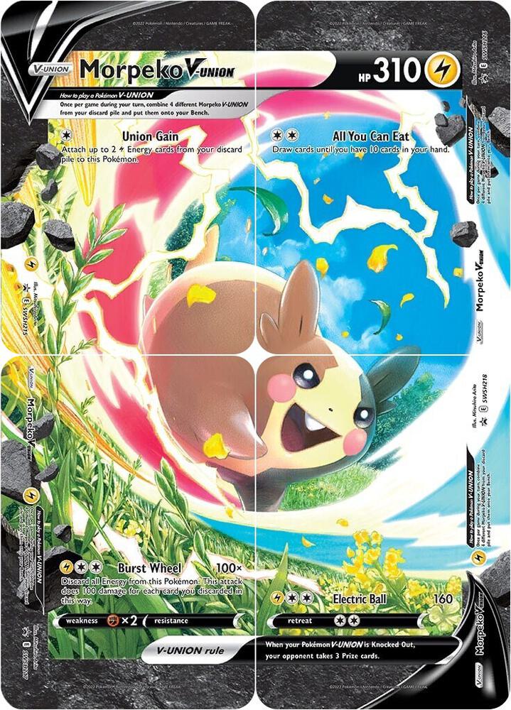 Morpeko V-Union [Set of 4], SWSH: Sword & Shield Promo Cards SWSH218