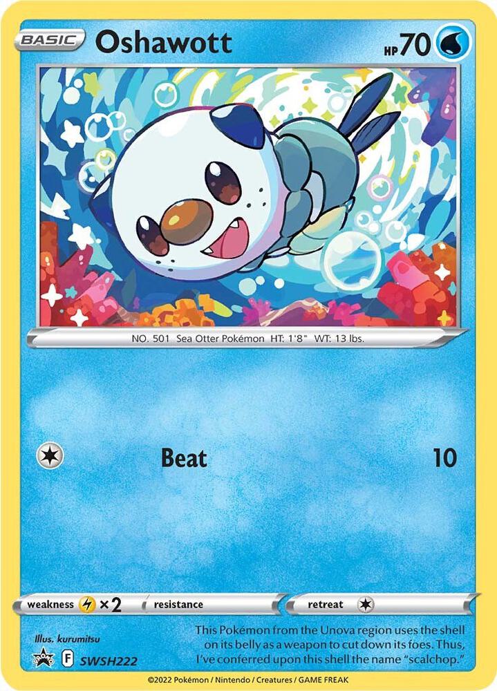 Oshawott - SWSH222, SWSH: Sword & Shield Promo Cards SWSH222