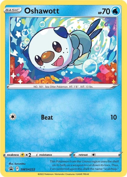 Oshawott - SWSH222, SWSH: Sword & Shield Promo Cards SWSH222