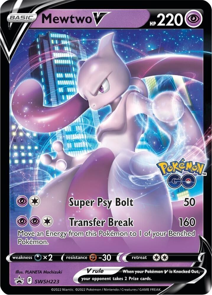 Mewtwo V - SWSH223, SWSH: Sword & Shield Promo Cards SWSH223