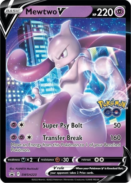 Mewtwo V - SWSH223, SWSH: Sword & Shield Promo Cards SWSH223