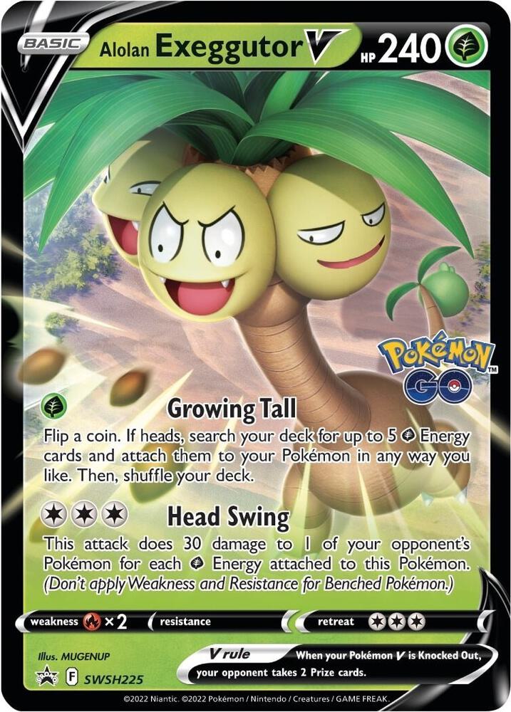 Alolan Exeggutor V - SWSH225, SWSH: Sword & Shield Promo Cards SWSH225