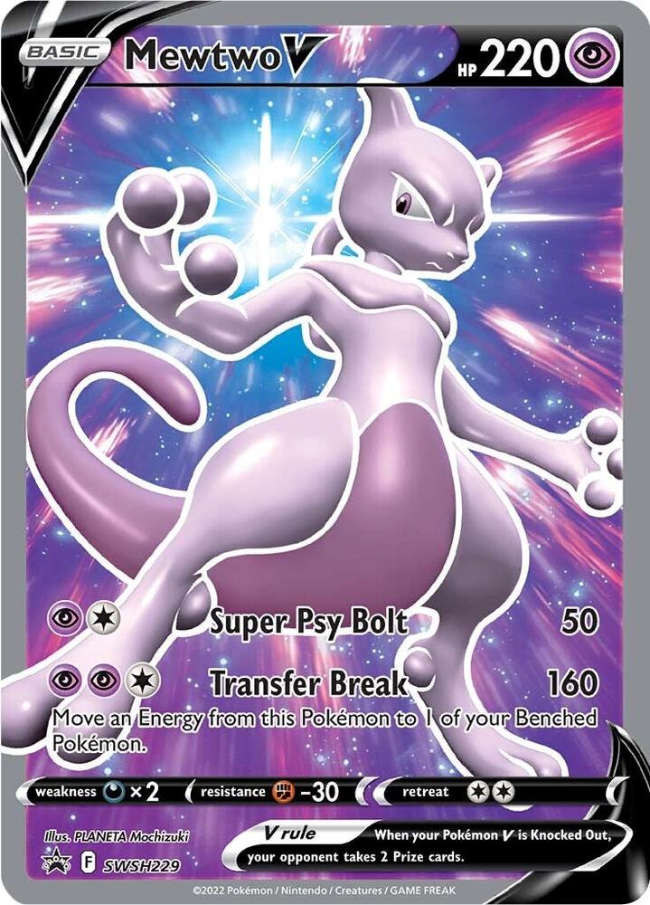 Mewtwo V - SWSH229, SWSH: Sword & Shield Promo Cards SWSH229