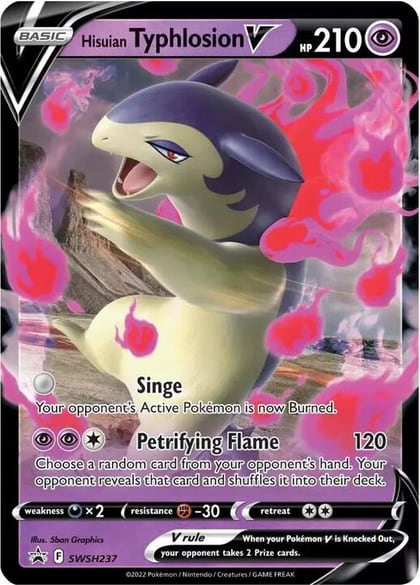 Hisuian Typhlosion V - SWSH237, SWSH: Sword & Shield Promo Cards SWSH237