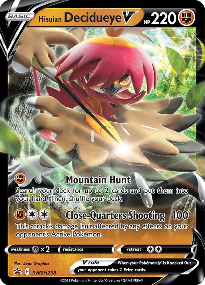 Hisuian Decidueye V - SWSH238, SWSH: Sword & Shield Promo Cards SWSH238