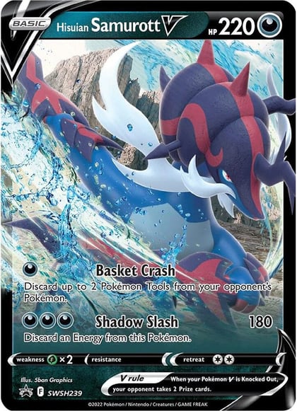 Hisuian Samurott V - SWSH239, SWSH: Sword & Shield Promo Cards SWSH239