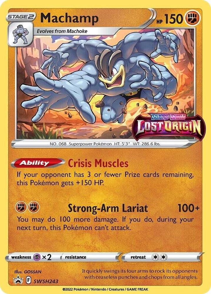 Machamp - SWSH243 (Prerelease), SWSH: Sword & Shield Promo Cards SWSH243