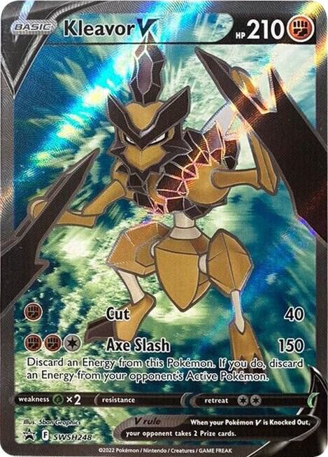 Kleavor V (Full Art) - SWSH248, SWSH: Sword & Shield Promo Cards SWSH248