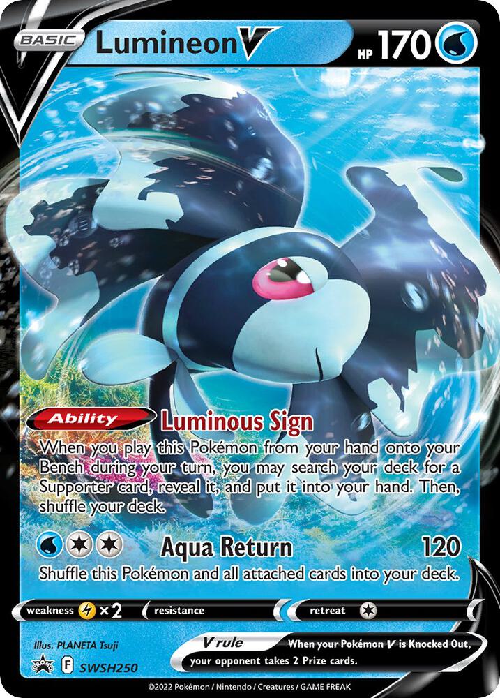 Lumineon V - SWSH250, SWSH: Sword & Shield Promo Cards SWSH250