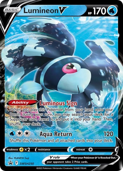 Lumineon V - SWSH250, SWSH: Sword & Shield Promo Cards SWSH250