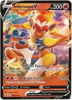 Infernape V - SWSH252, SWSH: Sword & Shield Promo Cards SWSH252