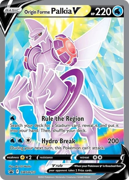 Origin Forme Palkia V, SWSH: Sword & Shield Promo Cards SWSH253