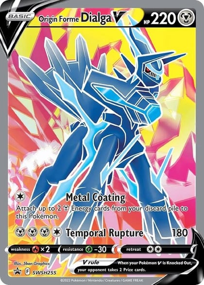 Origin Forme Dialga V, SWSH: Sword & Shield Promo Cards SWSH255