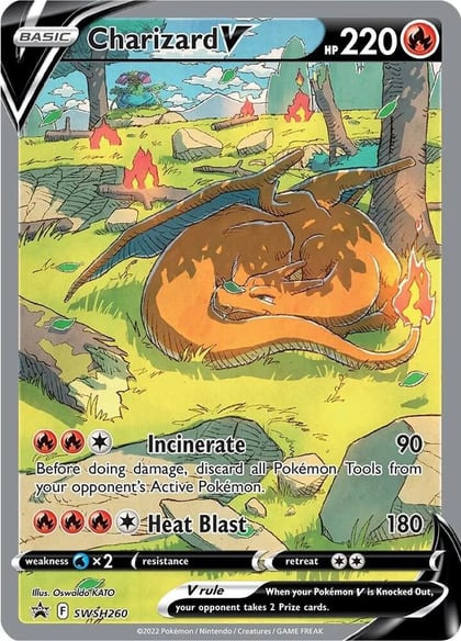 Charizard V - SWSH260, SWSH: Sword & Shield Promo Cards SWSH260