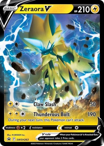 Zeraora V - SWSH263, SWSH: Sword & Shield Promo Cards SWSH263