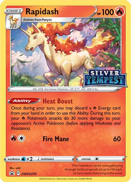 Rapidash - SWSH270 (Prerelease), SWSH: Sword & Shield Promo Cards SWSH270