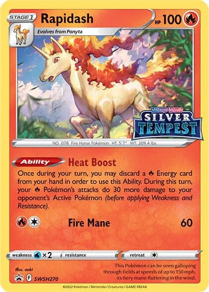 Rapidash - SWSH270 (Prerelease), SWSH: Sword & Shield Promo Cards SWSH270