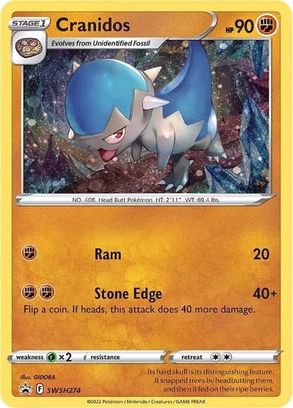 Cranidos - SWSH274, SWSH: Sword & Shield Promo Cards SWSH274