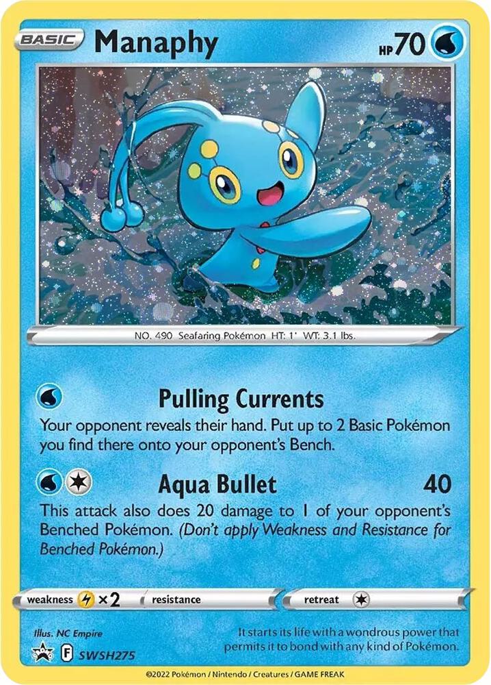 Manaphy - SWSH275, SWSH: Sword & Shield Promo Cards SWSH275