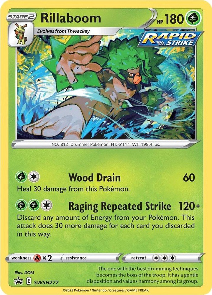 Rillaboom - SWSH277, SWSH: Sword & Shield Promo Cards SWSH277