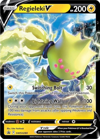 Regieleki V - SWSH280, SWSH: Sword & Shield Promo Cards SWSH280