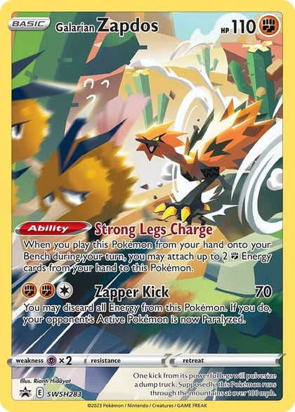 Galarian Zapdos - SWSH283, SWSH: Sword & Shield Promo Cards SWSH283