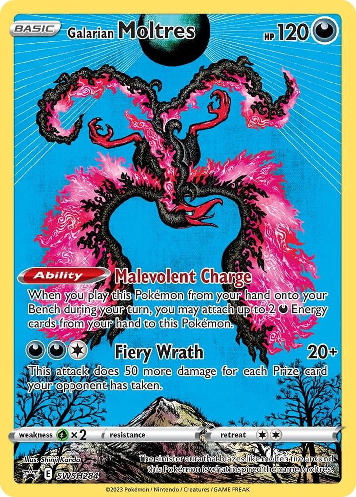 Galarian Moltres - SWSH284, SWSH: Sword & Shield Promo Cards SWSH284