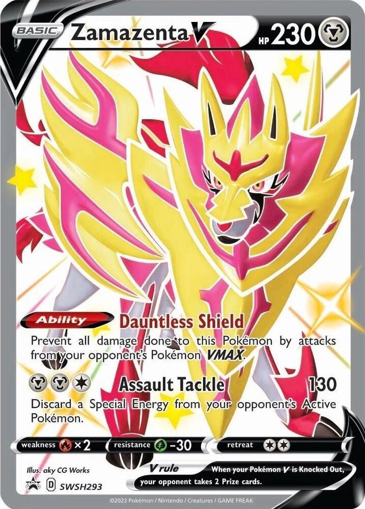Zamazenta V (Shiny) - SWSH293, SWSH: Sword & Shield Promo Cards SWSH293