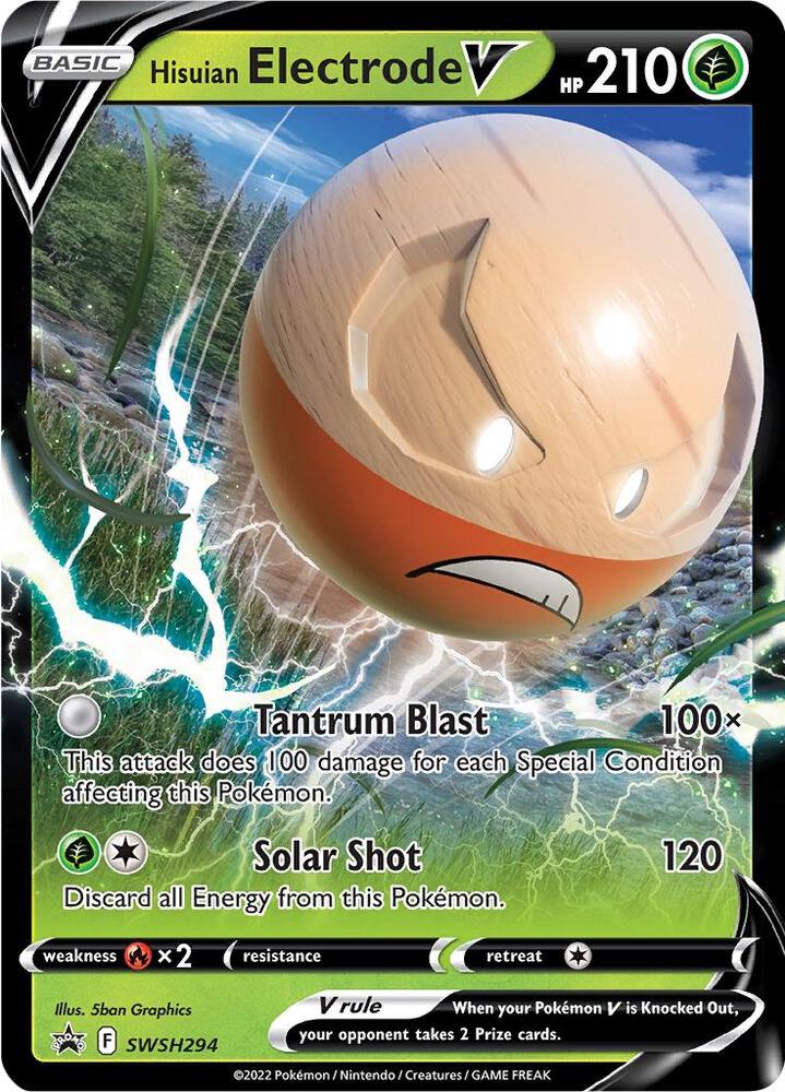 Hisuian Electrode V - SWSH294, SWSH: Sword & Shield Promo Cards SWSH294