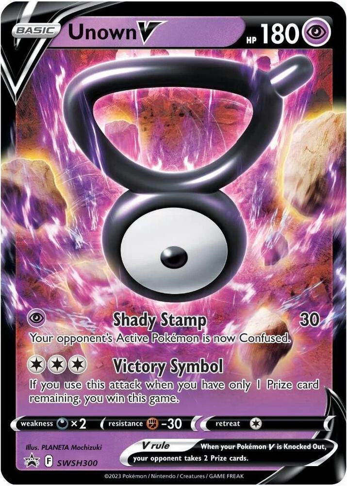 Unown V - SWSH300, SWSH: Sword & Shield Promo Cards SWSH300