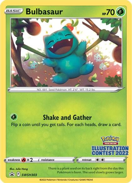 Bulbasaur (Illustration Contest 2022), SWSH: Sword & Shield Promo Cards SWSH303
