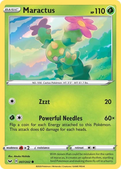 Maractus, SWSH01: Sword & Shield Base Set 007/202
