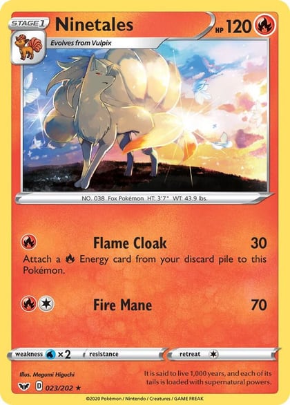 Ninetales, SWSH01: Sword & Shield Base Set 023/202