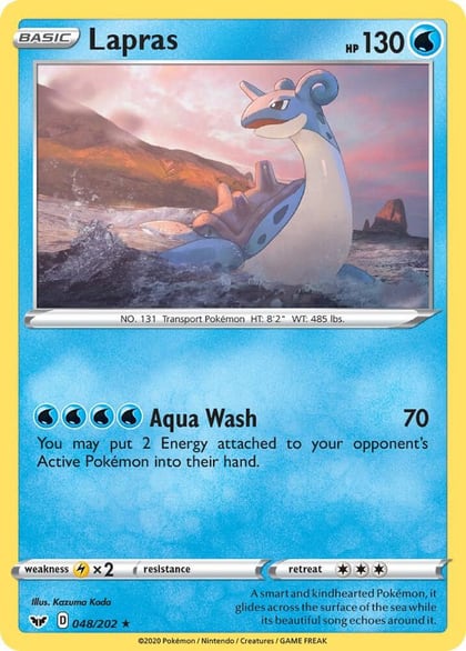 Lapras, SWSH01: Sword & Shield Base Set 048/202