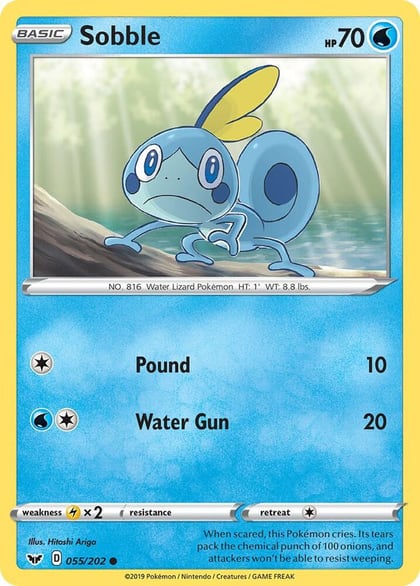 Sobble (055), SWSH01: Sword & Shield Base Set 055/202