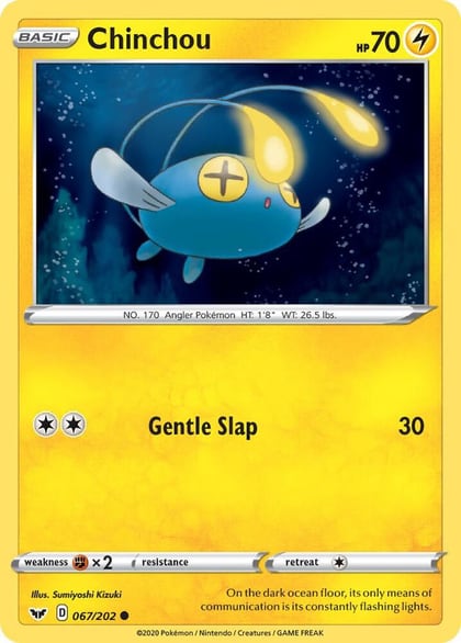 Chinchou (067), SWSH01: Sword & Shield Base Set 067/202